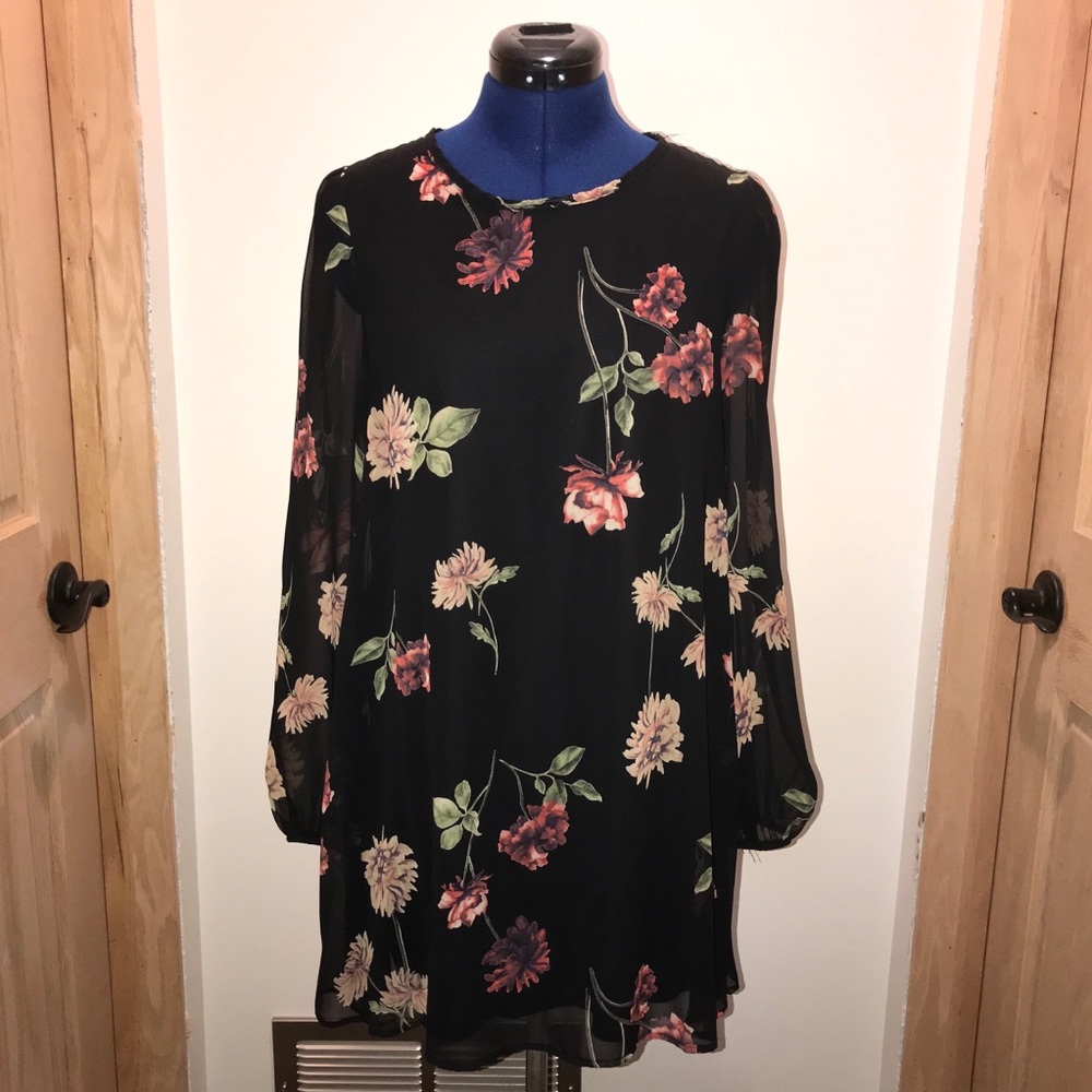 Floral Shift Dress